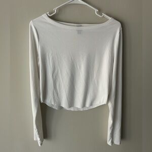 Wild Fable Classic White Long Sleeve Tee